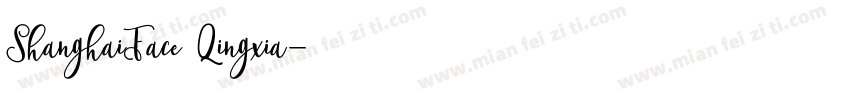 ShanghaiFace Qingxia字体转换